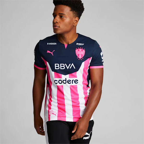 Puma C. F. Monterrey '21/'22 Pink Men's Replica Jersey 1 Puma C. F. Monterrey '21/'22 Pink Men's Replica Jersey