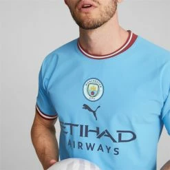 Puma Manchester City F.C. Home '22/'23 Authentic Men's Jersey -PUMA Sales 23 Authentic Mens Jersey 4