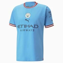 Puma Manchester City F.C. Home '22/'23 Authentic Men's Jersey -PUMA Sales 23 Authentic Mens Jersey 5