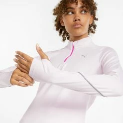 Performance Running 5K Knit Half-Zip Women's Running Top -PUMA Sales 5K Knit Half Zip Womens Running Top 3