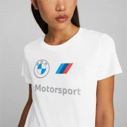 Essentials BMW M Motorsport ESS Women's Logo Tee -PUMA Sales BMW M Motorsport ESS Womens Logo Tee 3