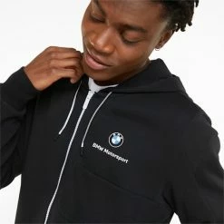 Puma BMW M Motorsport Hooded Men's Sweat Jacket -PUMA Sales BMW M Motorsport Hooded Mens Sweat Jacket 3