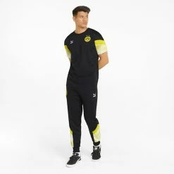Puma BVB Iconic MCS Mesh Men's Soccer Pants -PUMA Sales BVB Iconic MCS Mesh Mens Soccer Pants 2