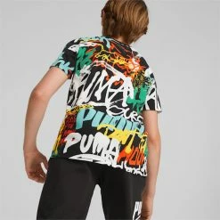 Block Party Big Kids' Basketball Tee -PUMA Sales Block Party Big Kids Basketball Tee 3