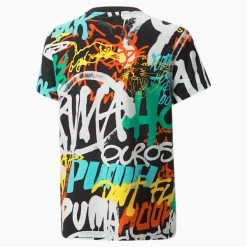 Block Party Big Kids' Basketball Tee -PUMA Sales Block Party Big Kids Basketball Tee 5