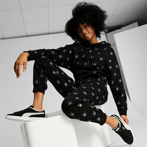 Puma Brand Love Women's Printed Hoodie 4 Puma Brand Love Women's Printed Hoodie - Image 4