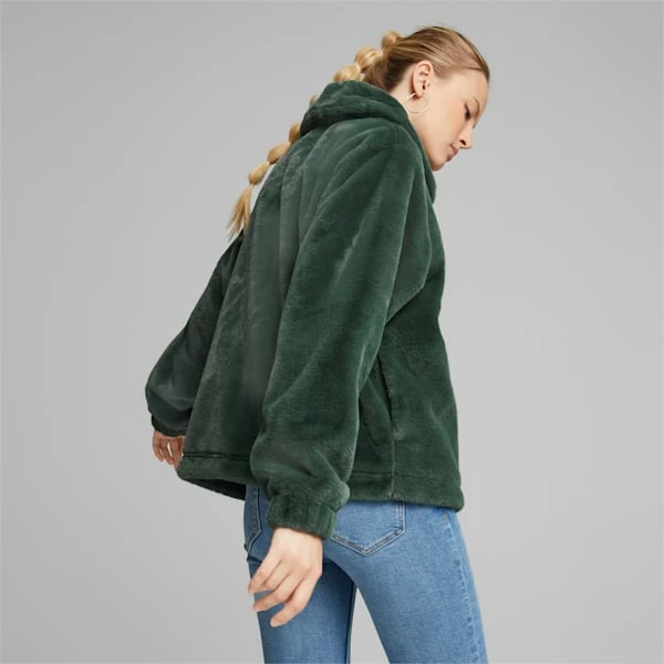 Classics Faux Fur Women's Jacket 3 Classics Faux Fur Women's Jacket - Image 3