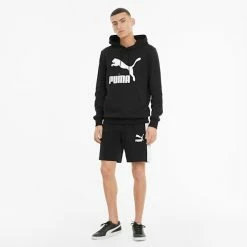 Puma Classics French Terry Logo Men's Hoodie 7 Puma Classics French Terry Logo Men's Hoodie -PUMA Sales Classics French Terry Logo Mens Hoodie 2