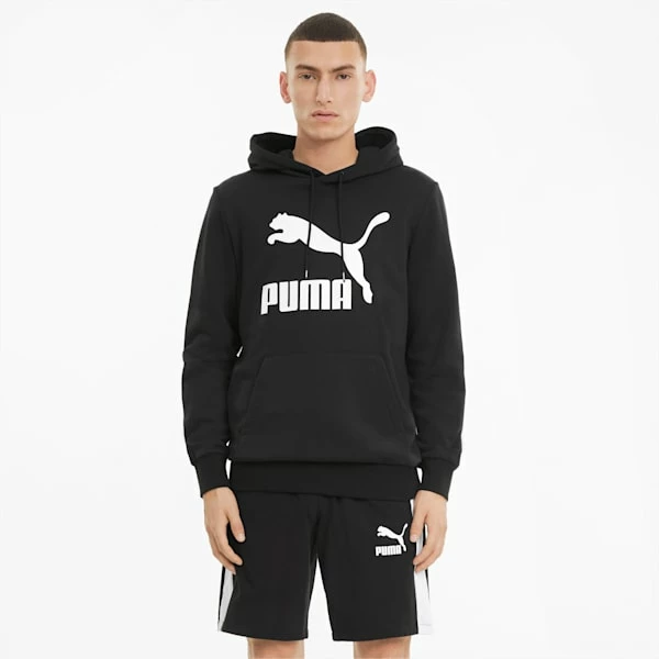 Puma Classics French Terry Logo Men's Hoodie 1 Puma Classics French Terry Logo Men's Hoodie