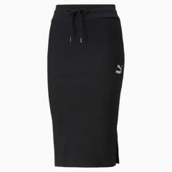 Classics Ribbed Midi Women's Skirt -PUMA Sales Classics Ribbed Midi Womens Skirt 3