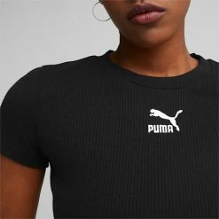 Classics Ribbed Slim Women's Tee -PUMA Sales Classics Ribbed Slim Womens Tee 4