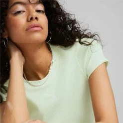 Classics Ribbed Slim Women's Tee 8 Classics Ribbed Slim Women's Tee -PUMA Sales Classics Ribbed Slim Womens Tee 8
