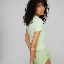 Classics Ribbed Slim Women's Tee 9 Classics Ribbed Slim Women's Tee -PUMA Sales Classics Ribbed Slim Womens Tee 9