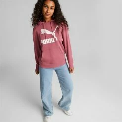 Classics Women's Logo Hoodie -PUMA Sales Classics Womens Logo Hoodie 37