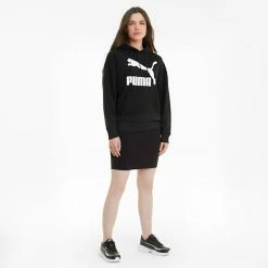 Classics Women's Logo Hoodie -PUMA Sales Classics Womens Logo Hoodie 7