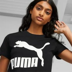 Classics Women's Logo Tee -PUMA Sales Classics Womens Logo Tee 3