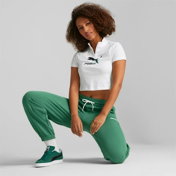 Puma Classics Women's Quarter-Zip Crop Top 5 Puma Classics Women's Quarter-Zip Crop Top - Image 5