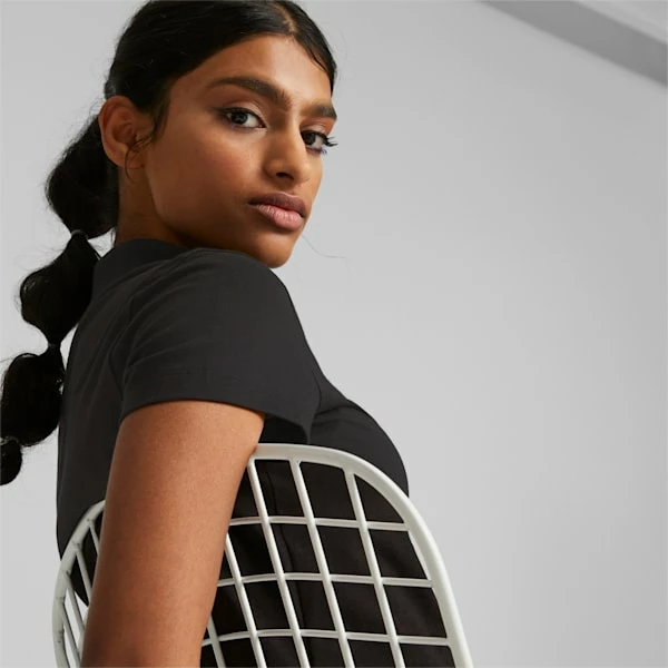 Puma Classics Women's Quarter-Zip Crop Top 3 Puma Classics Women's Quarter-Zip Crop Top - Image 3