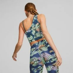 Puma Dare To Women's Printed Crop Top -PUMA Sales Dare To Womens Printed Crop Top 3