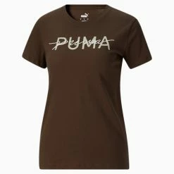 Puma Double Up Women's Logo Tee -PUMA Sales Double Up Womens Logo Tee 3