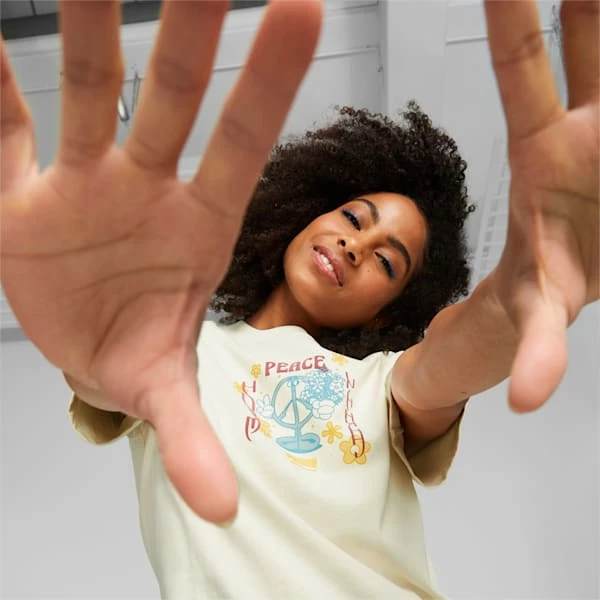 Downtown Relaxed Women's Graphic Tee 5 Downtown Relaxed Women's Graphic Tee - Image 5