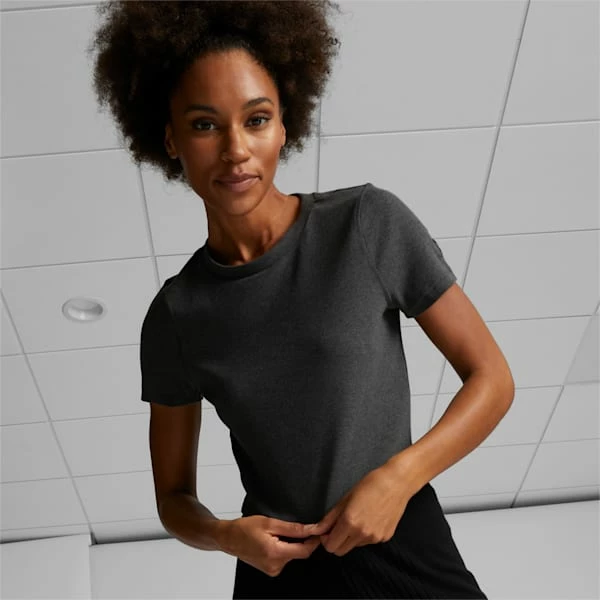 Puma Exhale Ribbed Studio Women's Training Tee 2 Puma Exhale Ribbed Studio Women's Training Tee - Image 2