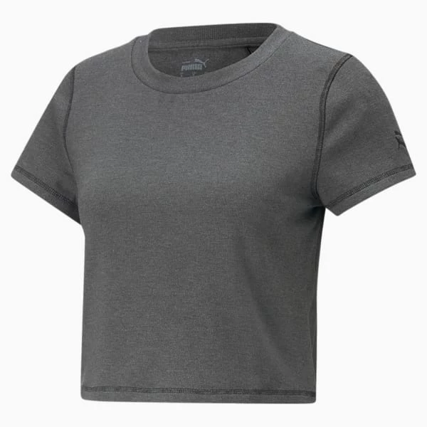 Puma Exhale Ribbed Studio Women's Training Tee 4 Puma Exhale Ribbed Studio Women's Training Tee - Image 4