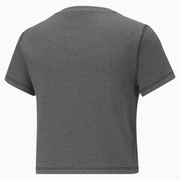 Puma Exhale Ribbed Studio Women's Training Tee 5 Puma Exhale Ribbed Studio Women's Training Tee - Image 5