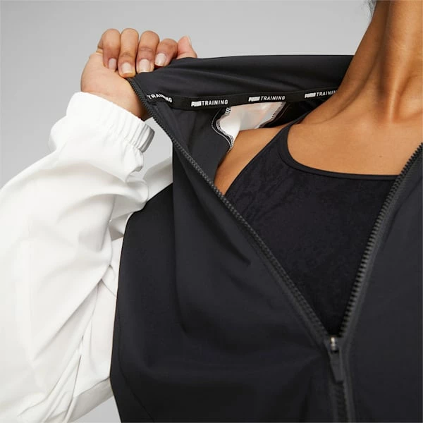 Puma Fit Logo Colorblock Woven Women's Training Jacket 2 Puma Fit Logo Colorblock Woven Women's Training Jacket - Image 2
