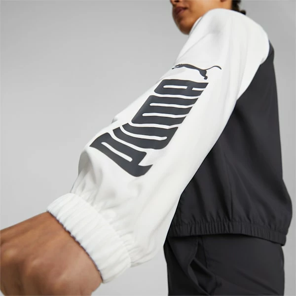 Puma Fit Logo Colorblock Woven Women's Training Jacket 5 Puma Fit Logo Colorblock Woven Women's Training Jacket - Image 5