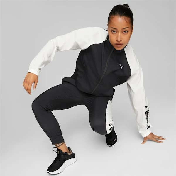 Puma Fit Logo Colorblock Woven Women's Training Jacket 1 Puma Fit Logo Colorblock Woven Women's Training Jacket
