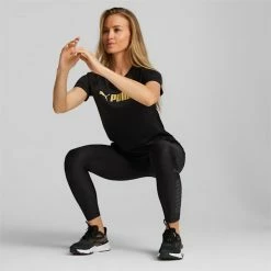 Puma Fit Women's Training Logo Tee -PUMA Sales Fit Womens Training Logo Tee 4