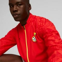 Puma Ghana Soccer Men's Prematch Jacket -PUMA Sales Ghana Soccer Mens Prematch Jacket 3