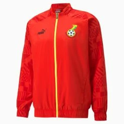 Puma Ghana Soccer Men's Prematch Jacket -PUMA Sales Ghana Soccer Mens Prematch Jacket 5