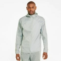 Performance Running Graphic Hooded Men's Running Jacket