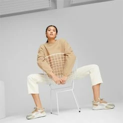 Puma Infuse Women's Mock Neck Sweatshirt -PUMA Sales Infuse Womens Mock Neck Sweatshirt 4