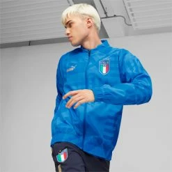 Puma Italy Soccer Prematch Home Men's Jacket