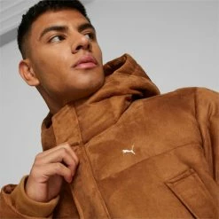 MMQ Faux Leather Down Jacket -PUMA Sales MMQ Faux Leather Down Jacket 2