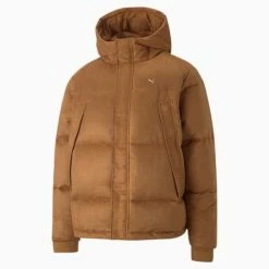MMQ Faux Leather Down Jacket -PUMA Sales MMQ Faux Leather Down Jacket 5