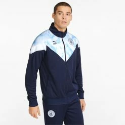 Puma Man City Iconic MCS Men's Soccer Track Jacket