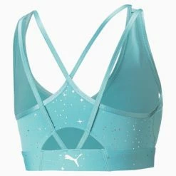 Puma Mid Impact Printed Women's Sports Bra -PUMA Sales Mid Impact Printed Womens Sports Bra 5