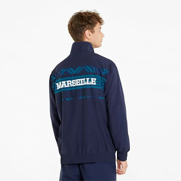 Puma OM Prematch Men's Soccer Jacket 2 Puma OM Prematch Men's Soccer Jacket - Image 2