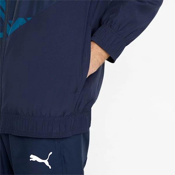 Puma OM Prematch Men's Soccer Jacket 4 Puma OM Prematch Men's Soccer Jacket - Image 4