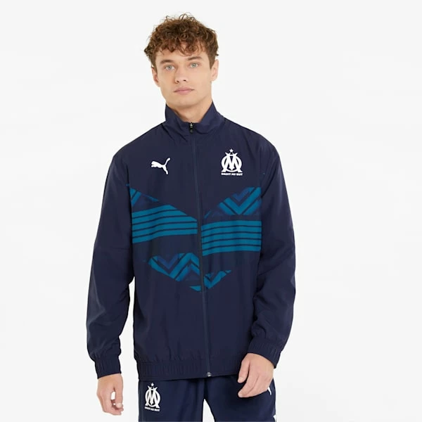 Puma OM Prematch Men's Soccer Jacket 1 Puma OM Prematch Men's Soccer Jacket