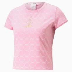 PUMA X BABY PHAT Fierce Fitted AOP Tee -PUMA Sales PUMA x BABY PHAT Fierce Fitted AOP Tee 1 3