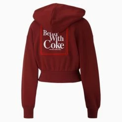 PUMA X COCA-COLA Women's Hoodie 10 PUMA X COCA-COLA Women's Hoodie -PUMA Sales PUMA x COCA COLA Womens Hoodie 10