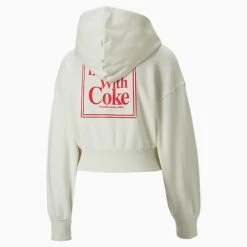 PUMA X COCA-COLA Women's Hoodie -PUMA Sales PUMA x COCA COLA Womens Hoodie 4