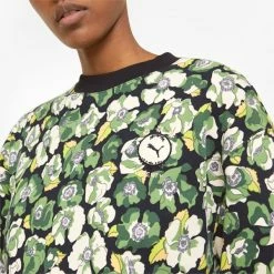 PUMA X LIBERTY Printed Crew Neck Women's Sweater -PUMA Sales PUMA x LIBERTY Printed Crew Neck Womens Sweater 3