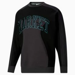 PUMA X MARKET Men's Relaxed Crew Neck Top -PUMA Sales PUMA x MARKET Mens Relaxed Crew Neck Top 3