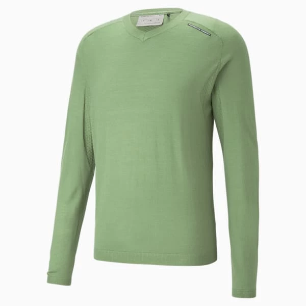 Puma Porsche Design EvoKNIT Men's V-Neck Sweatshirt 6 Puma Porsche Design EvoKNIT Men's V-Neck Sweatshirt - Image 6